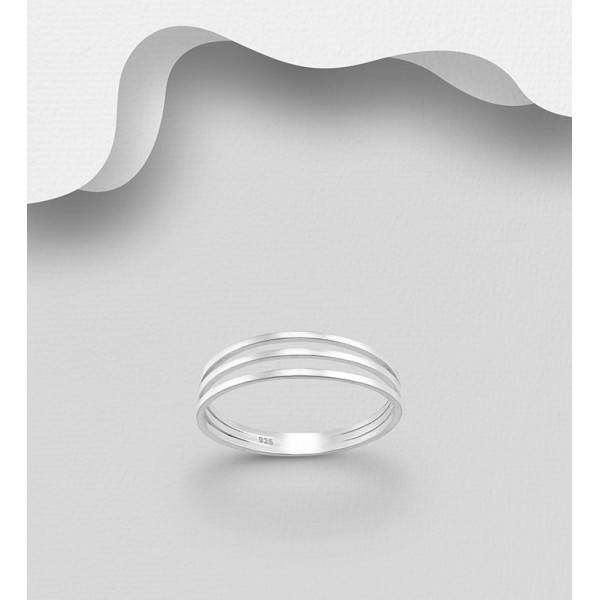 Srebrni prstan - trije obroči